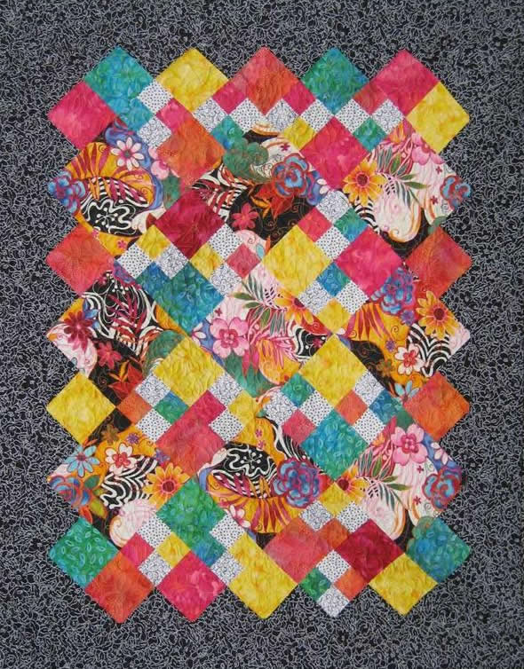 Contra Dance Tango Quilt Pattern - Straight to the Point Series QW-22 - Paper Pattern