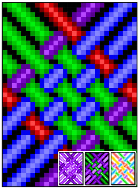 Simple Knotwork Weave Quilt RMT-0004e - Downloadable Pattern
