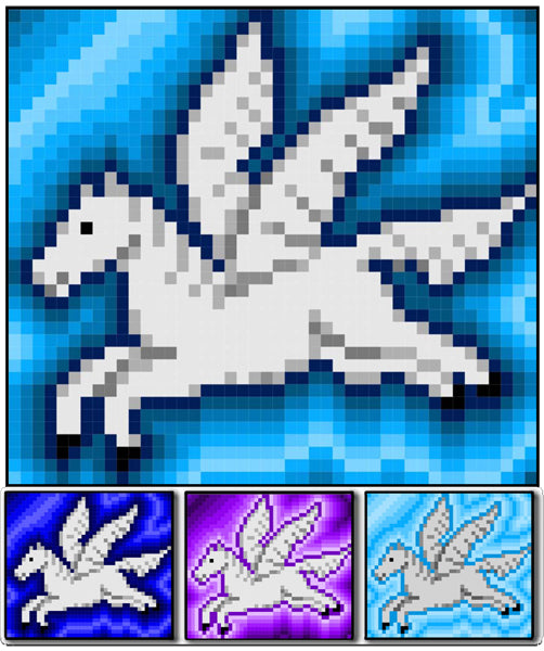 Pegasus Flying Quilt RMT-0016e - Downloadable Pattern