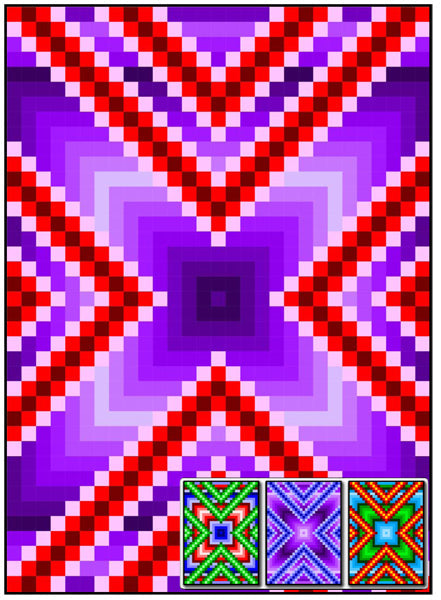 Gift Wrapped Cross Quilt RMT-0024e - Downloadable Pattern