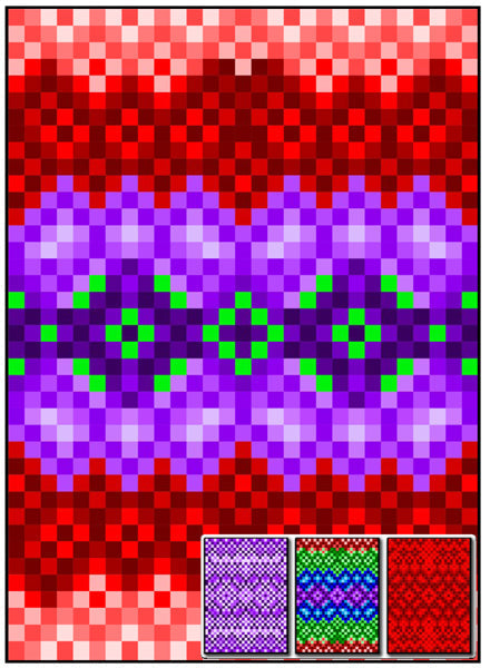 Tapestry Vibrations Quilt RMT-0030e - Downloadable Pattern