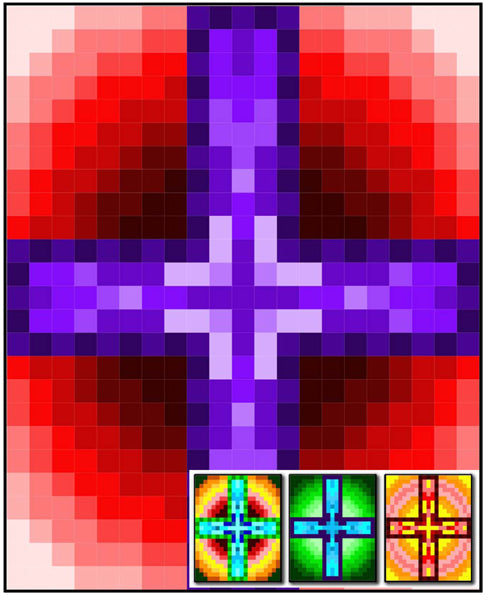 Bullseye Cross Quilt RMT-0058e - Downloadable Pattern
