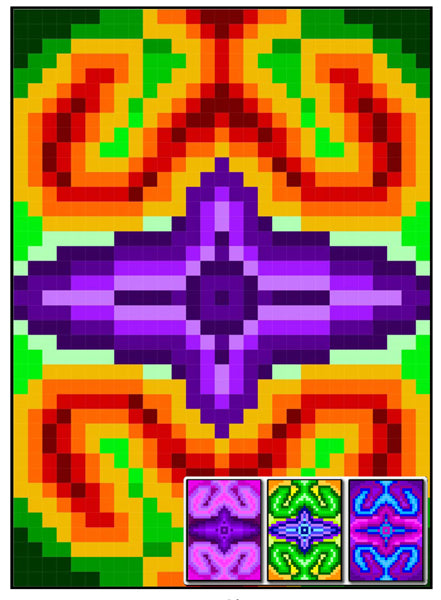 Aztec Flavor Quilt RMT-0060e - Downloadable Pattern