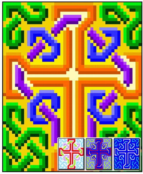 Celtic Cross 06 Quilt RMT-0085e - Downloadable Pattern