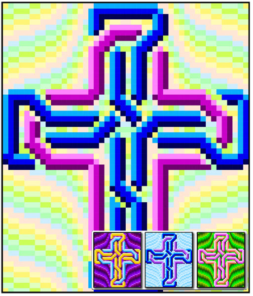 Celtic Cross 19 Quilt RMT-0097e - Downloadable Pattern