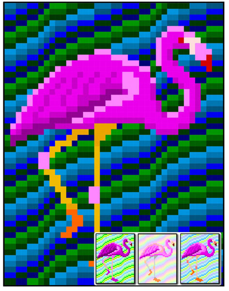 Flamingo Quilt RMT-0118e - Downloadable Pattern
