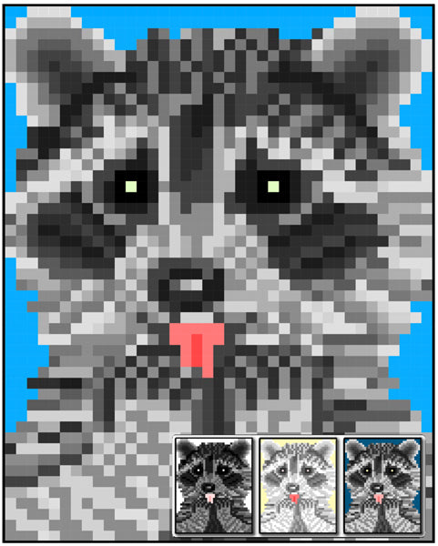 Raccoon Surpise Quilt RMT-0133e - Downloadable Pattern