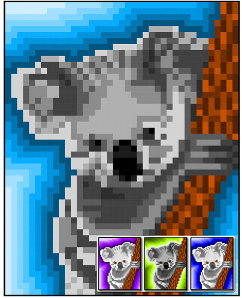 Koala Bear Quilt RMT-0138e - Downloadable Pattern