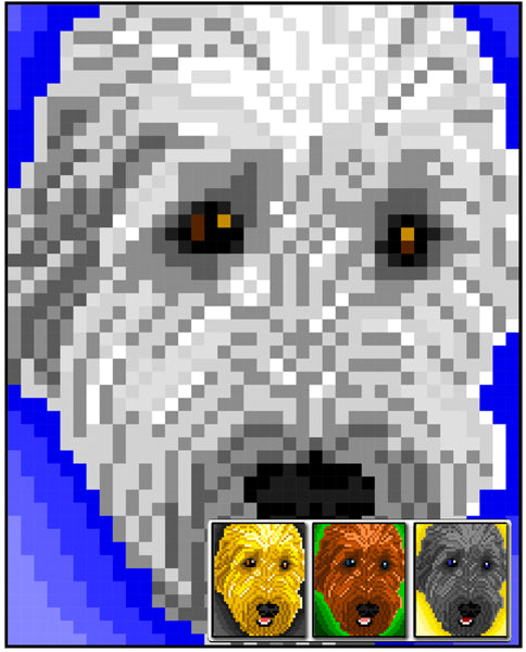 Wheaton Terrier Quilt RMT-0142e - Downloadable Pattern