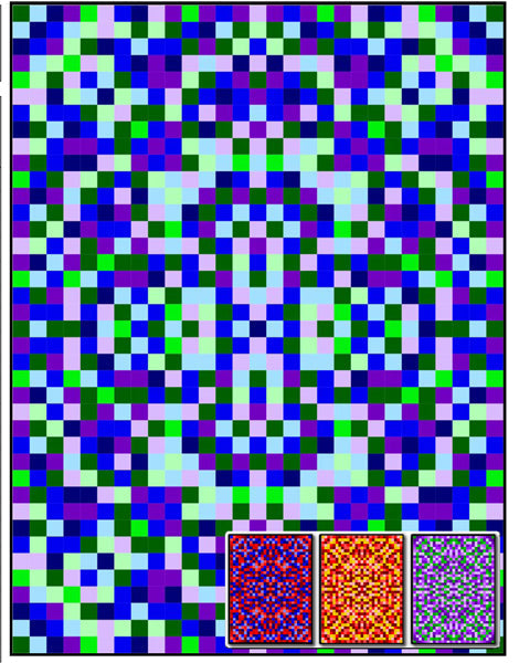 Tapestry Mandala Quilt RMT-0156e - Downloadable Pattern