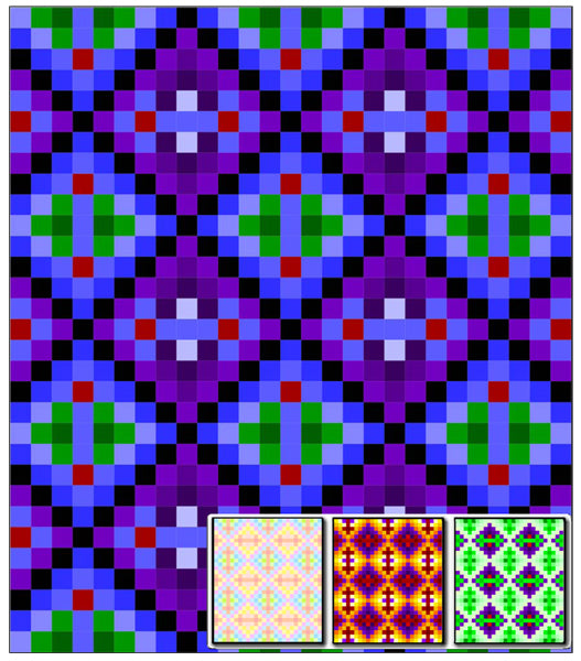 Diamond Panels Quilt RMT-0162e - Downloadable Pattern