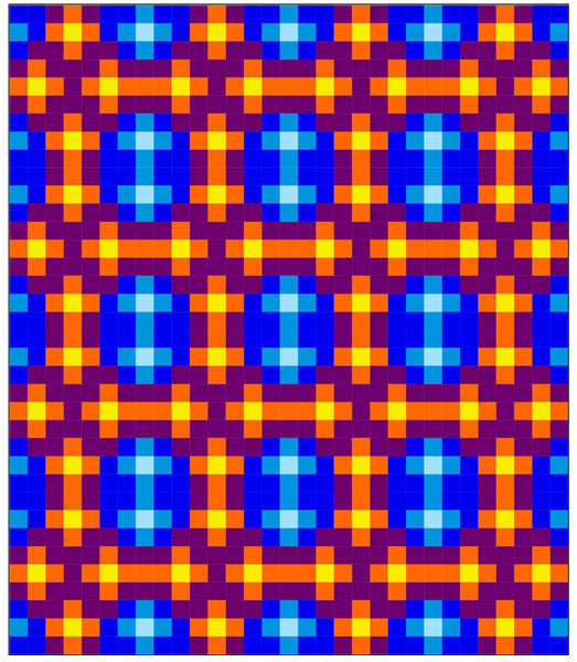 Patchwork Design 01 Quilt RMT-0166e - Downloadable Pattern