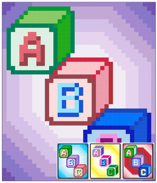 Baby Blocks ABC Quilt RMT-0173e - Downloadable Pattern