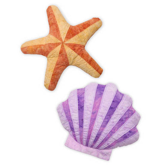 Starfish & Scallop Stuffed Animal RQS-102e - Downloadable Pattern