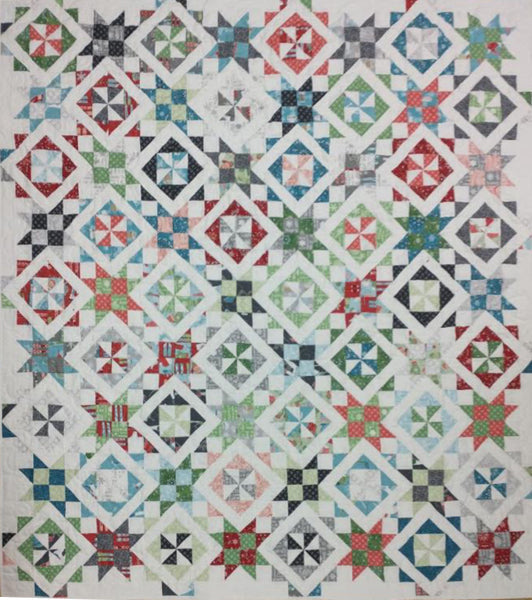 Oh My Stars... Oops, Pinwheels Quilt Pattern SCC-117 - Paper Pattern