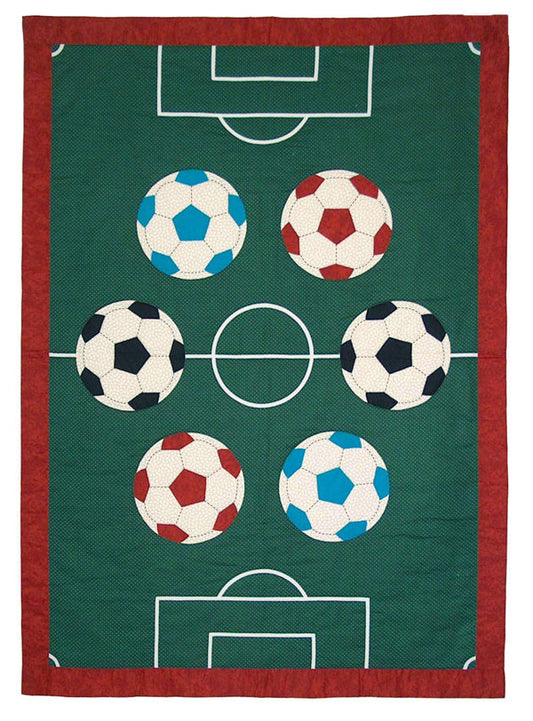 Soccer Quilt Pattern SCN-2014 - Paper Pattern