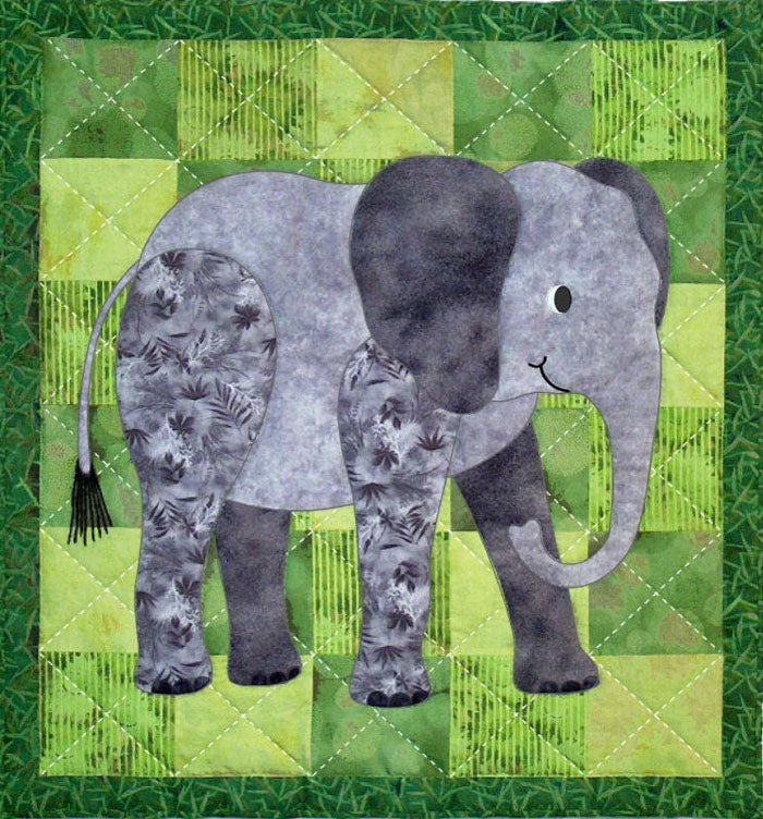 Ellingham Elephant Quilt SCN-2057e - Downloadable Pattern