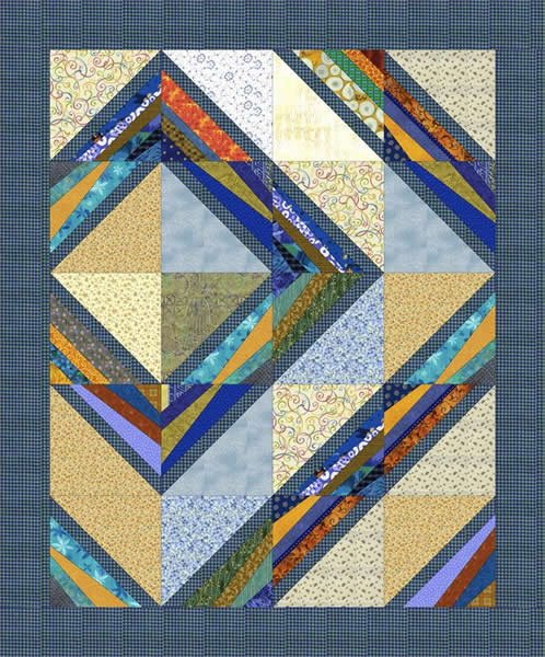 No Strings Attached! Quilt Pattern SE-102 - Paper Pattern