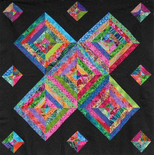 My Colors Went Wild Quilt Pattern SM-104 - Paper Pattern