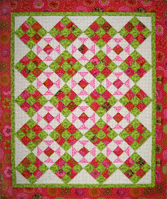Spring Fever Quilt Pattern - Straight to the Point Series SM-110 - Paper Pattern
