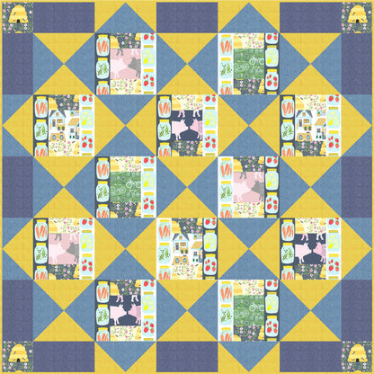 A Chick In The House Quilt Pattern SM-117 - Paper Pattern