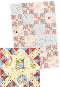 Dreaming of Teddy Bears Quilt SM-120e - Downloadable Pattern