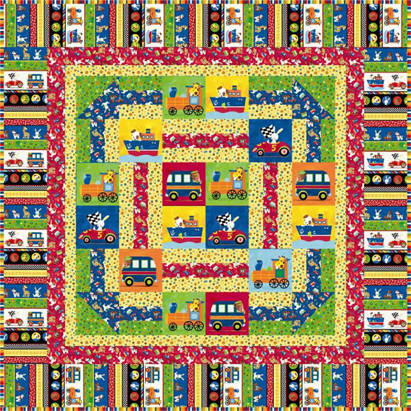 Always on the Move Quilt SM-125e - Downloadable Pattern
