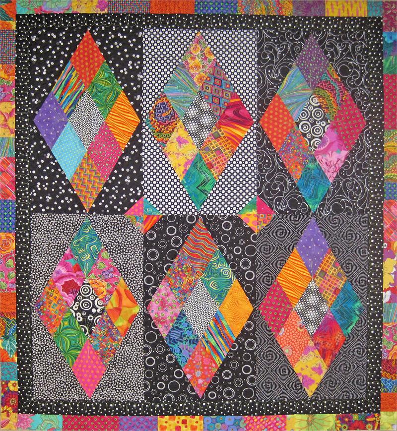Diamonds Sparkle Quilt Pattern SM-130 - Paper Pattern