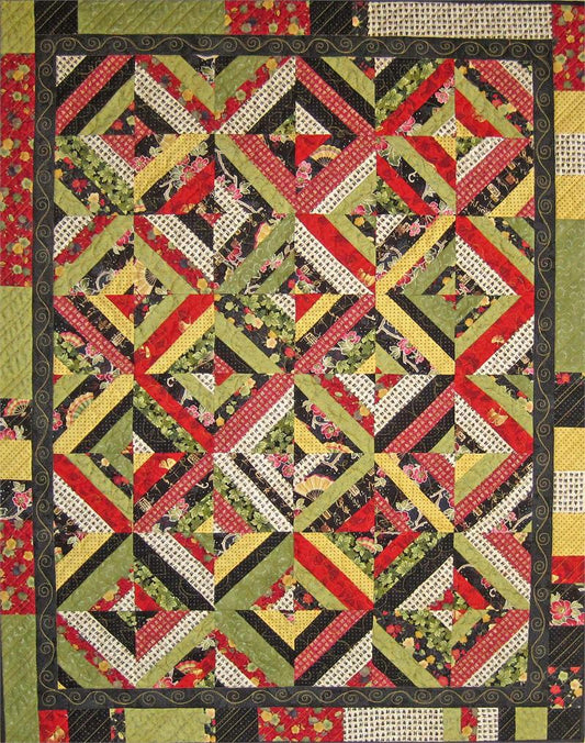 Roads of the Orient Quilt Pattern SM-136 - Paper Pattern
