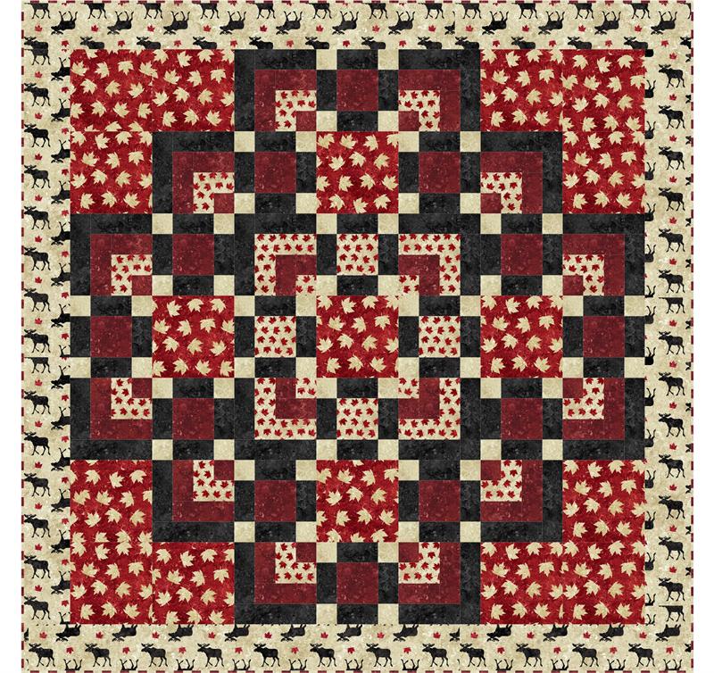 A Flair for Square Quilt SM-141e - Downloadable Pattern