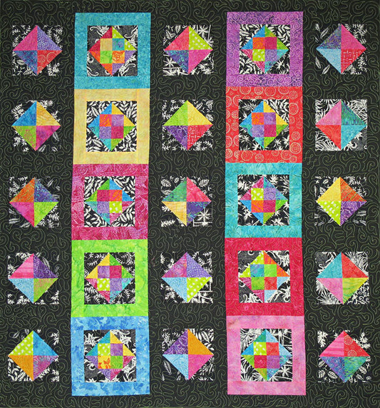 Midnight in the Tropics Quilt SM-154e - Downloadable Pattern