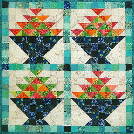 Aunt Claudia's Fruit Bowl Quilt Pattern SP-101 - Paper Pattern
