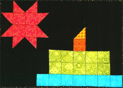 "Let's Party" Placemats and Table Topper Quilt SP-111e - Downloadable Pattern