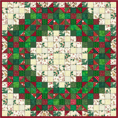 Welcome Wreath Quilt SP-114e - Downloadable Pattern