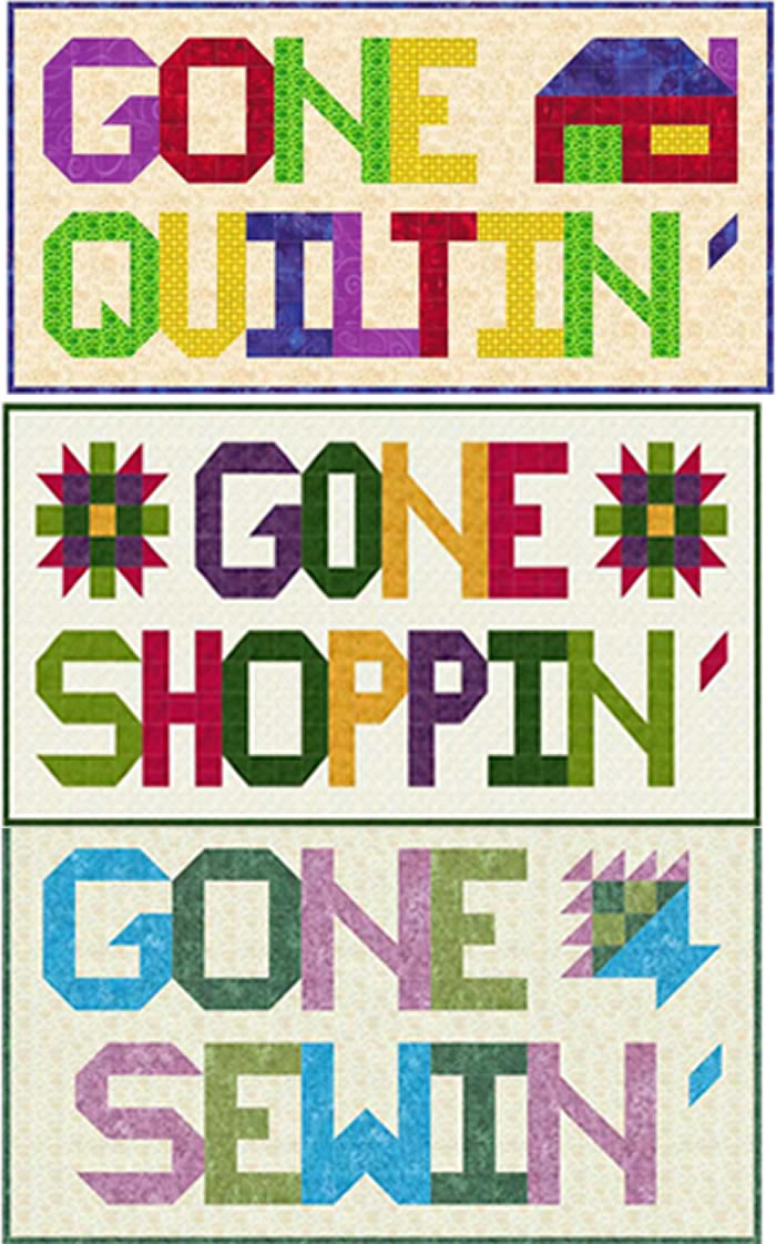Gone Havin' Fun Quilt Pattern SP-208 - Paper Pattern