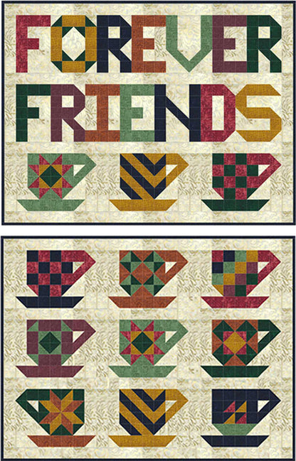 Cup of Friendship Quilt SP-209e - Downloadable Pattern