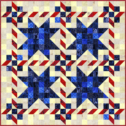 Thank You Troops Quilt SP-210e - Downloadable Pattern
