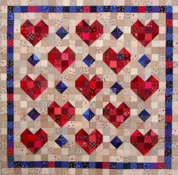 Heart Throb Quilt Pattern SP-211 - Paper Pattern