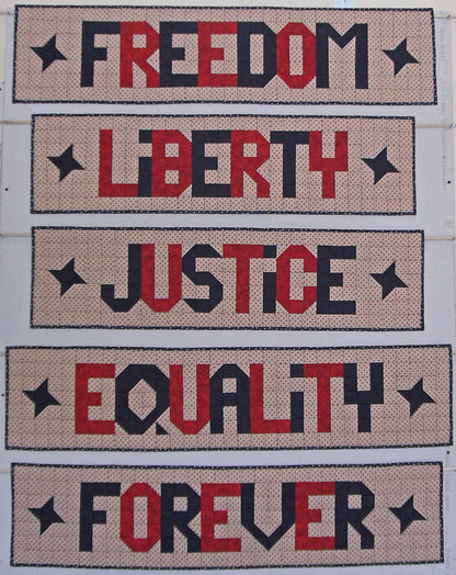 Freedom Banners Quilt SP-215e - Downloadable Pattern