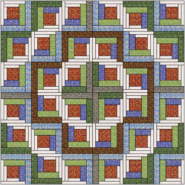 Loggie Quilt Pattern SQD-115 - Paper Pattern