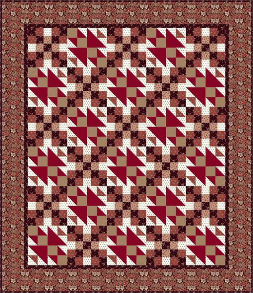 Marching Home Quilt TL-11e - Downloadable Pattern