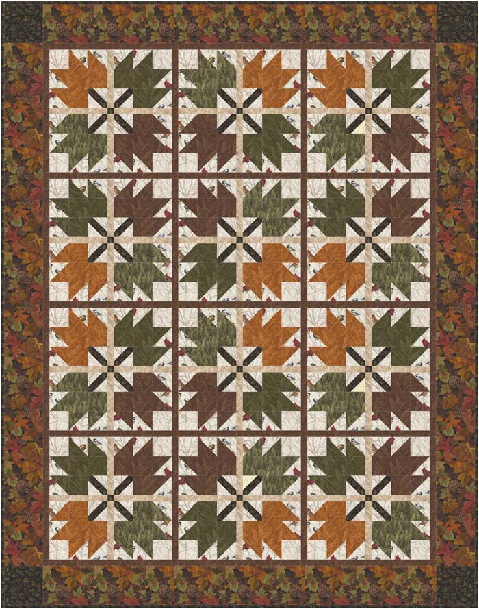 Autumn Splendor Quilt TL-20e - Downloadable Pattern