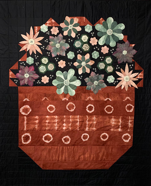 Red Sand Blossoms Quilt TP-105e - Downloadable Pattern