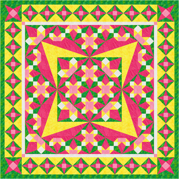 Dogtooth Delight Quilt TTQ-104e - Downloadable Pattern
