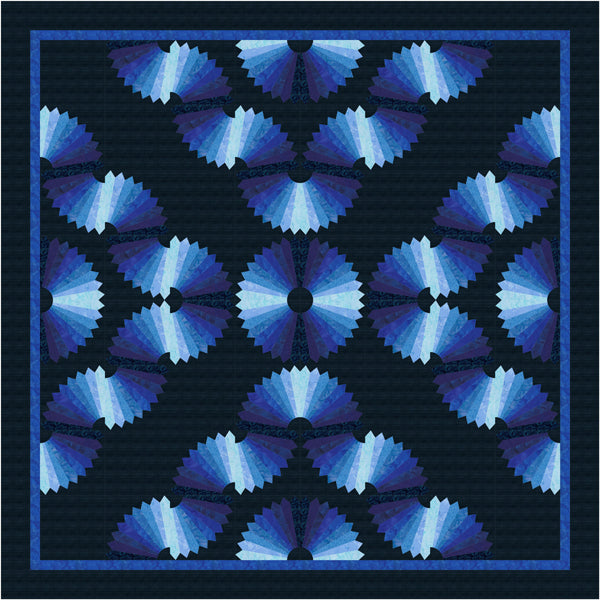 Sapphire Nights Quilt Pattern TTQ-110 - Paper Pattern