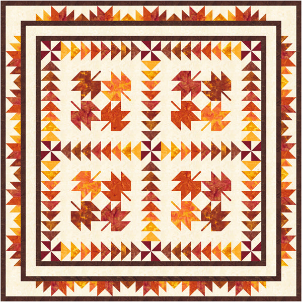 Autumn Breeze Quilt Pattern TTQ-117 - Paper Pattern