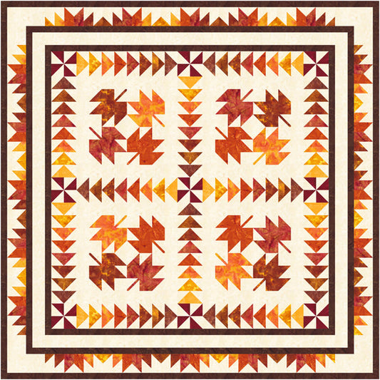 Autumn Breeze Quilt Pattern TTQ-117 - Paper Pattern