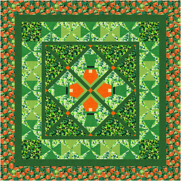 Luck of the Irish Quilt Pattern TTQ-130 - Paper Pattern