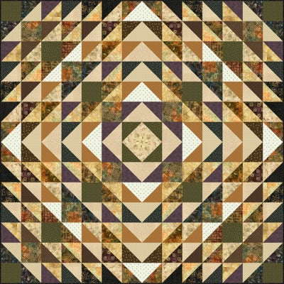 Opposites Attract Scrappy Quilt TWW-0294e - Downloadable Pattern