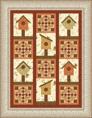 Garden Cottages Quilt TWW-0312e - Downloadable Pattern